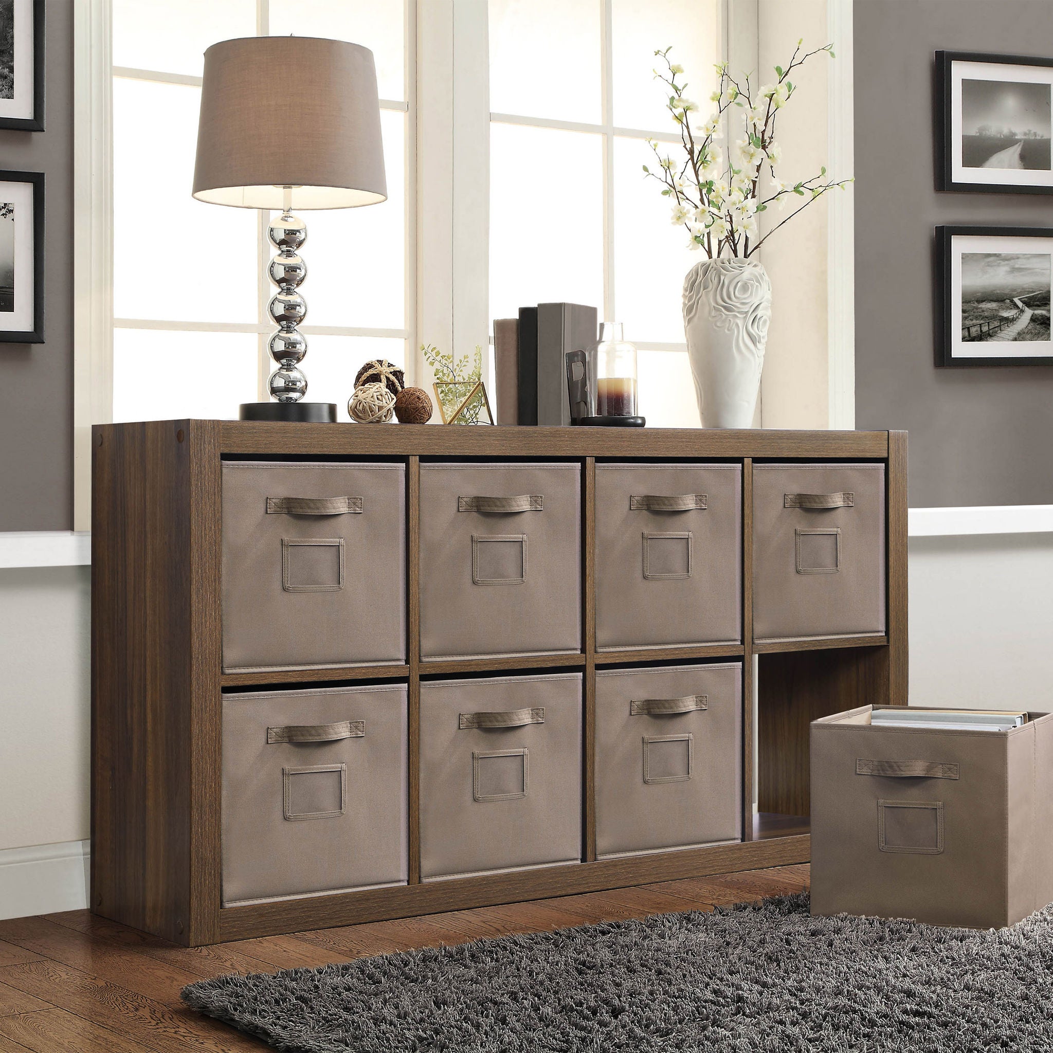 O'nin Room Divider with 8 Storage Bins | Costco