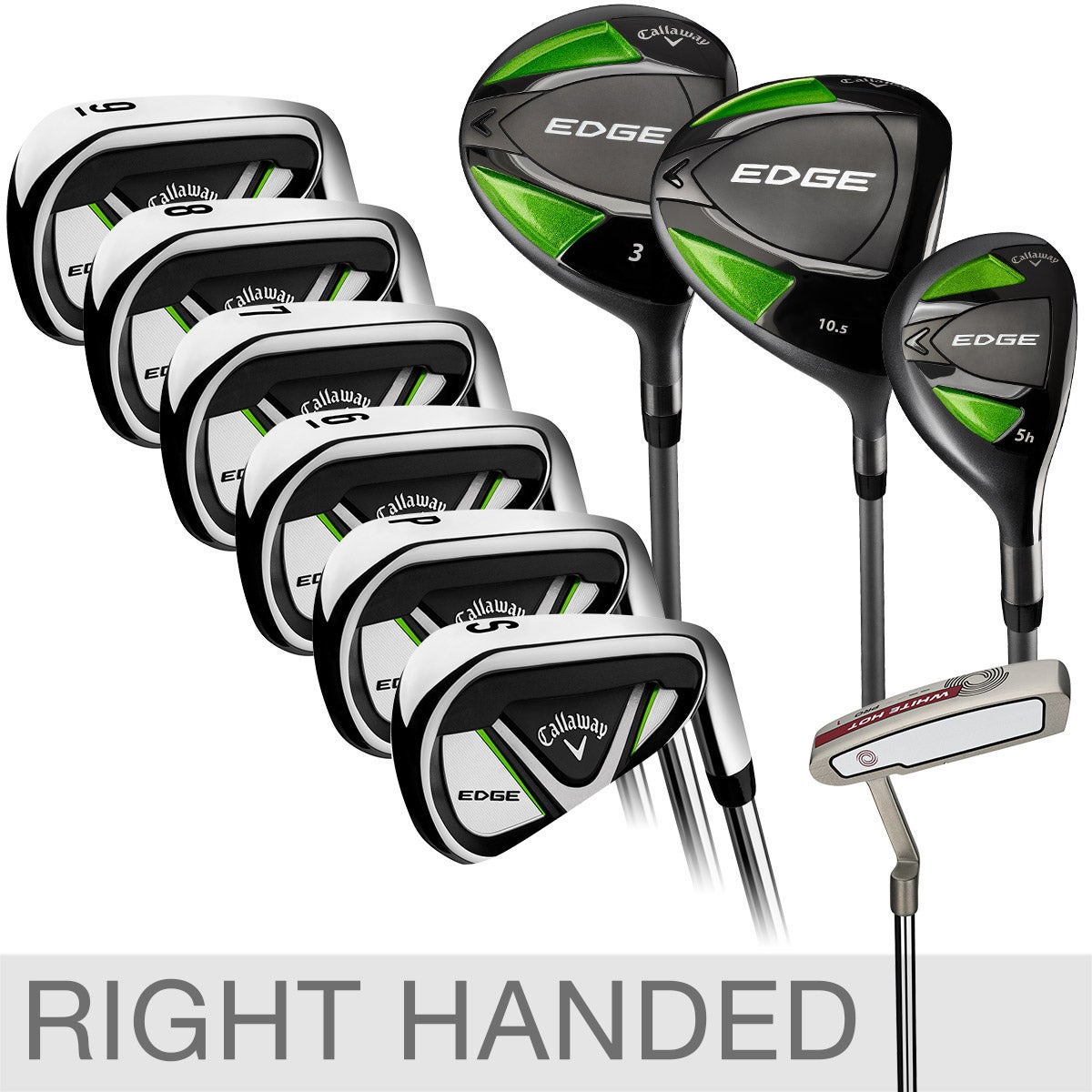 Callaway Edge 10-piece Golf Club Set, Right Handed | Costco