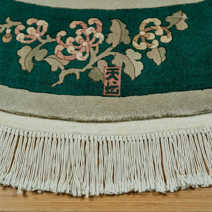 Pagoda Hand Knotted Rug Collection, Morges Green | Costco