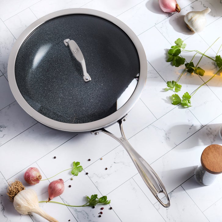 Henckels Capri Ceramic 11-inch Perfect Pan with Lid | Costco