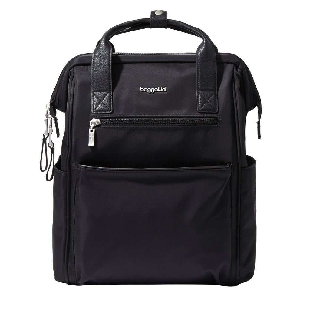 baggallini legacy travel wheeled laptop backpack Tribeca Expandable open laptop compartment makes traversing terminals and TSA a breeze baggallini Wheel/Rolling Travel Luggage for