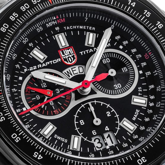 Luminox 腕時計 F-22 Raptor 9280 Luminox F22 Raptor Titanium Men's Pilot Watch, 44mm | Costco