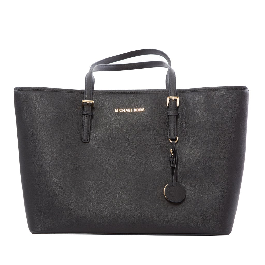ゴルフィッカーズ　Rough Bag Set TOTE & CART 2点セット Michael Kors Jet Set Travel Multi-Function Tote Bag, Black | Costco