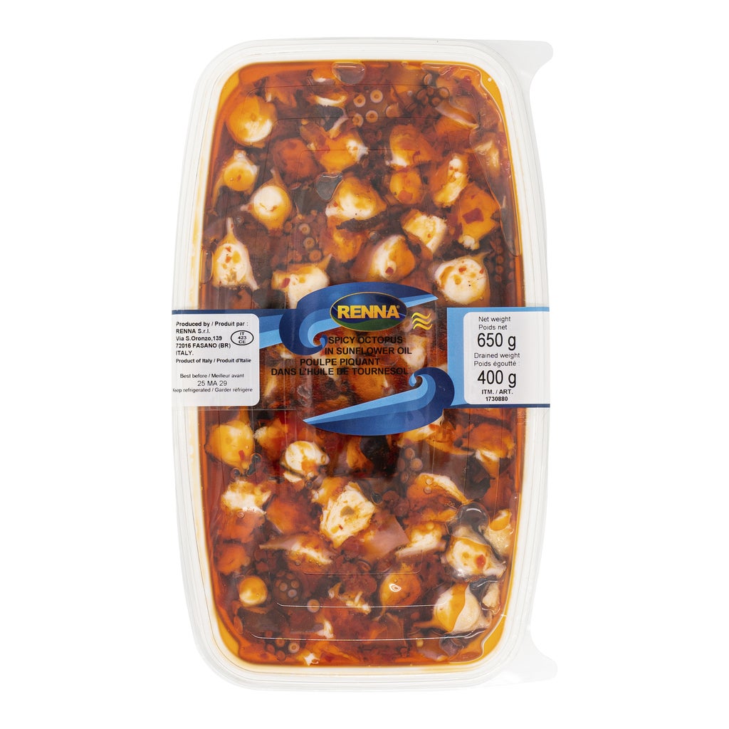 Renna Spicy Octopus in Oil, 650 g | Costco