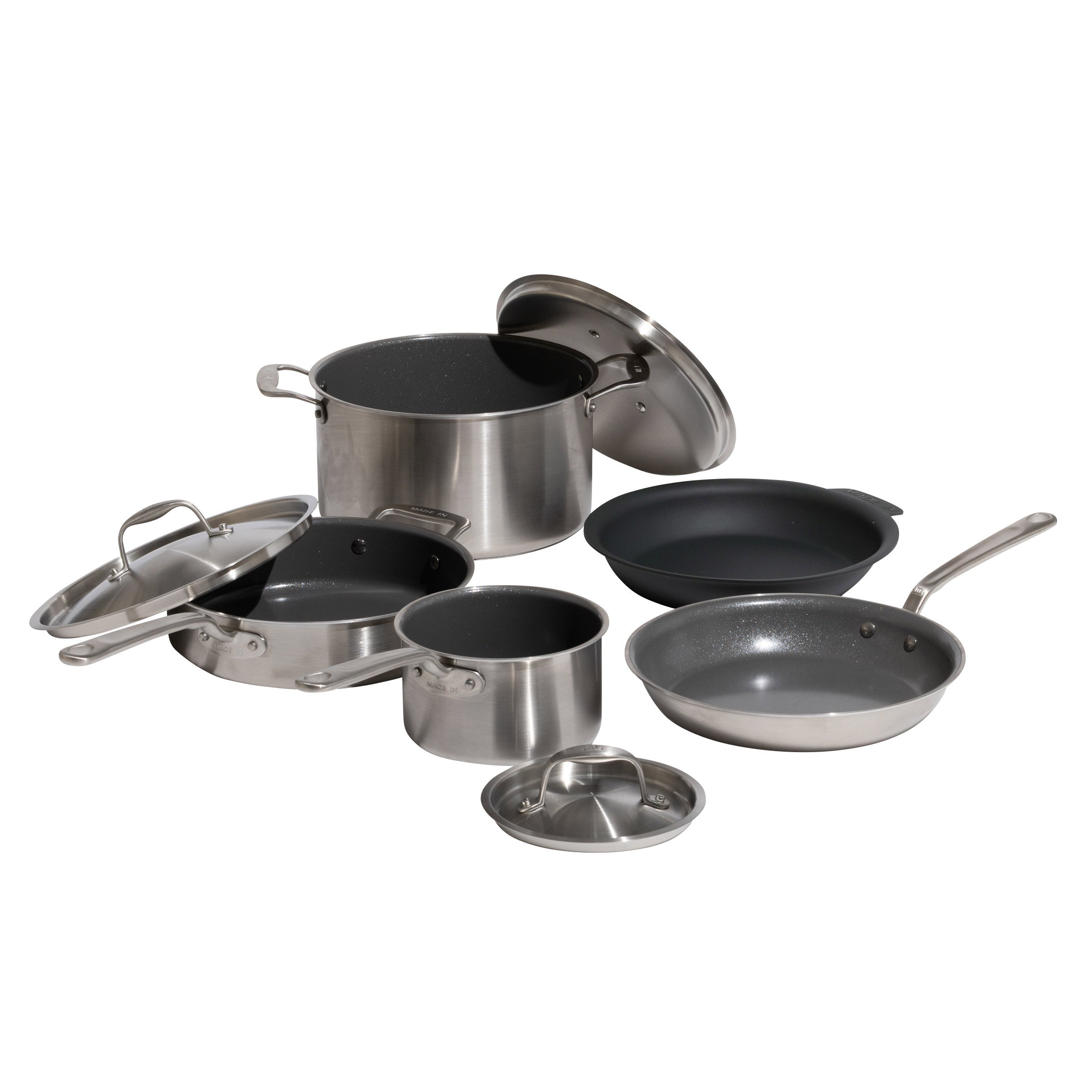 S*O様 AT LAST＆CO.　Lot 750 Made In CeramiClad Non-Stick 8-piece Cookware Set | Costco