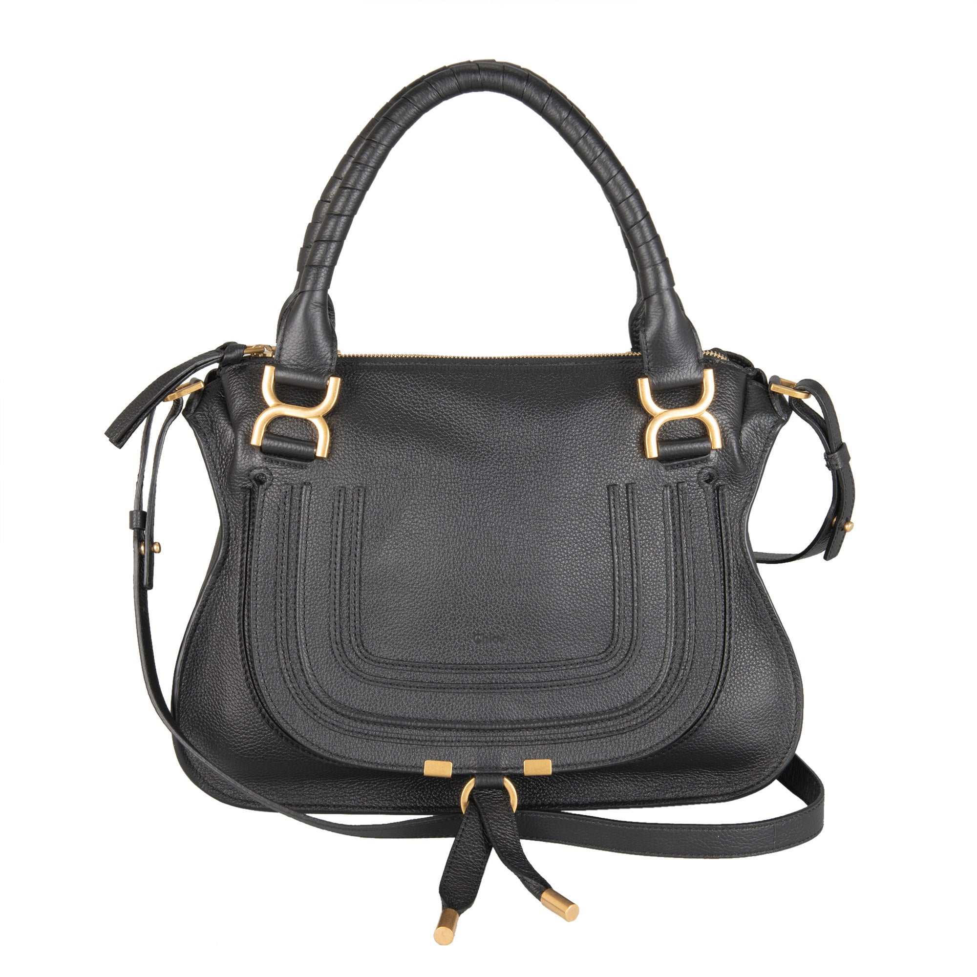 Chloe 美品　　Marcie 2wayバッグ Chloe Marcie Med Double Carry Bag, Black | Costco