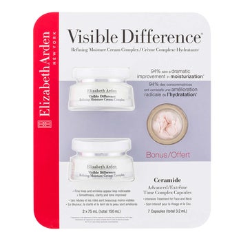 Elizabeth Arden Visible Difference Refining Moisture Cream, 2 x 75 mL