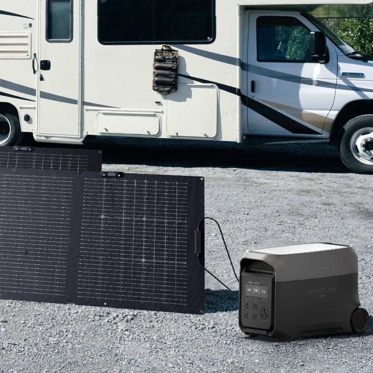 EcoFlow 3kWh Solar Generator Combo, DELTA 3 Ultra +2x 160W Solar