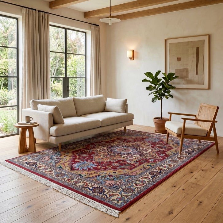 Montacute Hand Knotted Rug Collection, Westchester Red | Costco