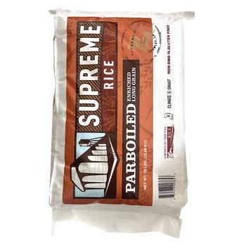 Supreme Rice Parboiled Enriched Long Grain, 50 lbs | Costco