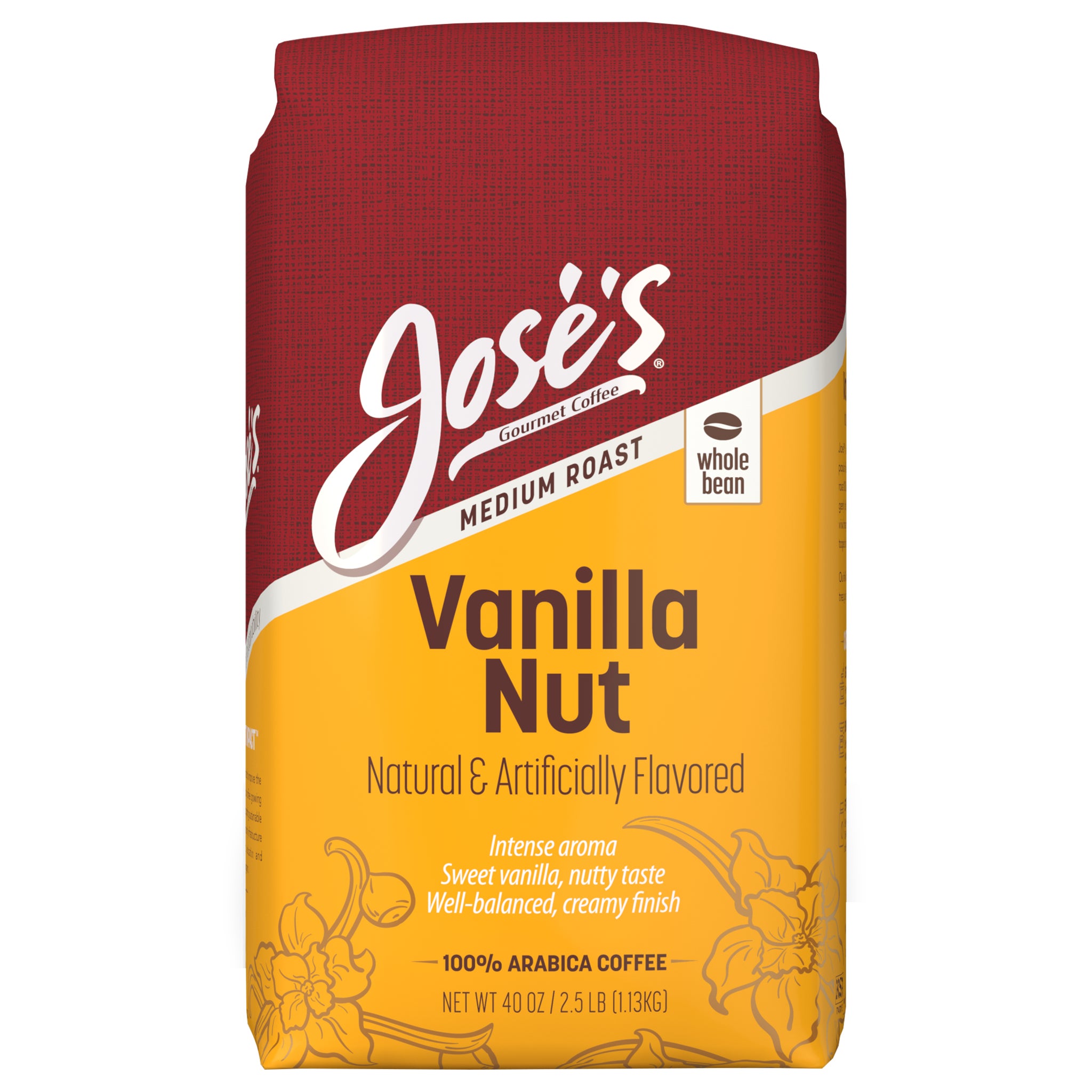 Jose's Gourmet Coffee, Vanilla Nut, Medium Roast, 2.5 lbs | Costco