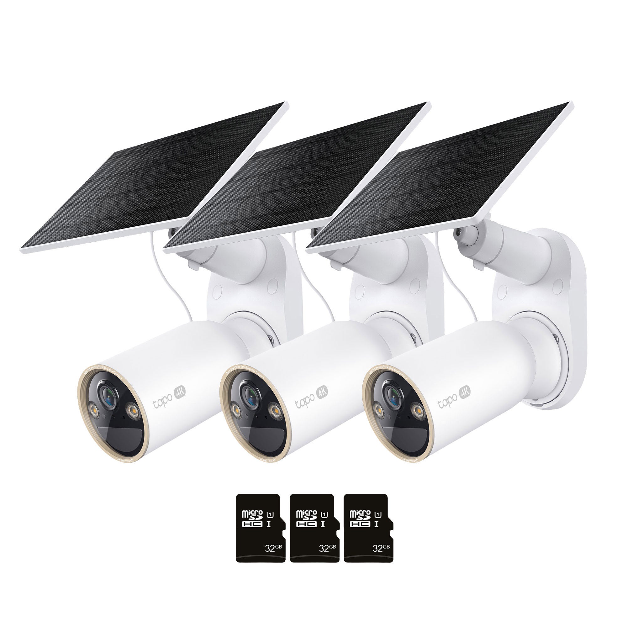 TP-Link Tapo 4K Wireless Solar Security Camera, microSD Included