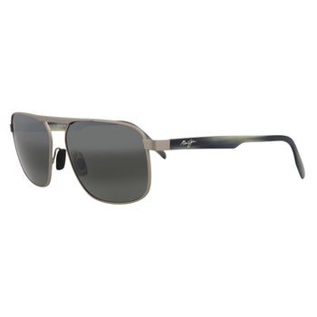Maui Jim Waihee Ridge 777-14 Grey with Grey Polarized Sunglasses