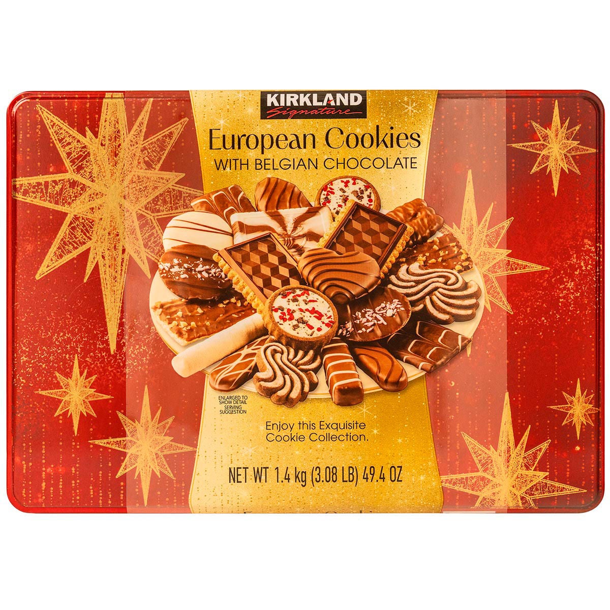 Kirkland Signature European Cookies With Belgian Chocolate
