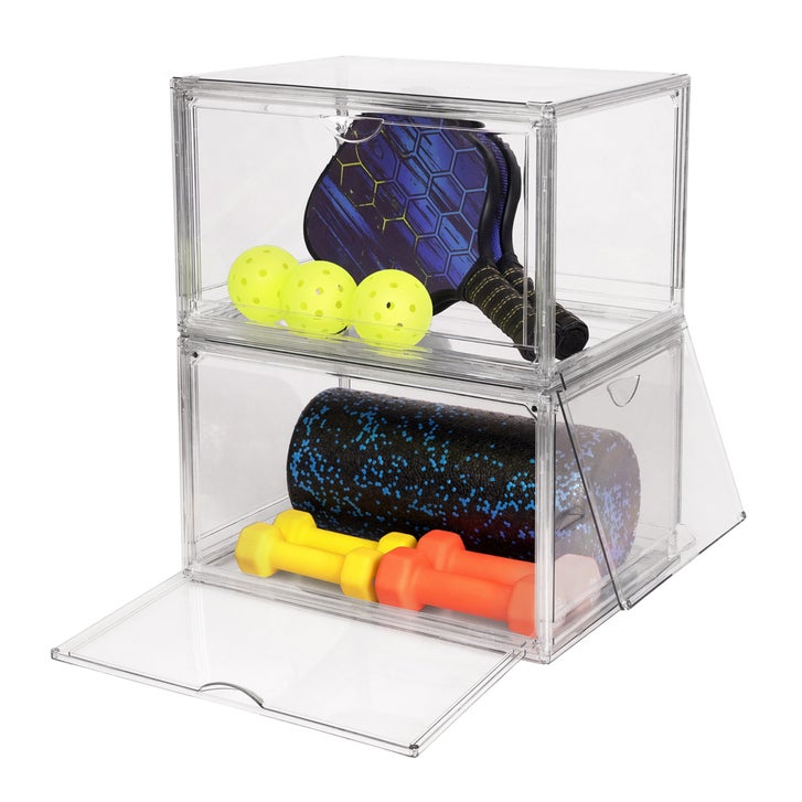 Clear Stackable Shoebox & Organizer, 4-pack | Costco