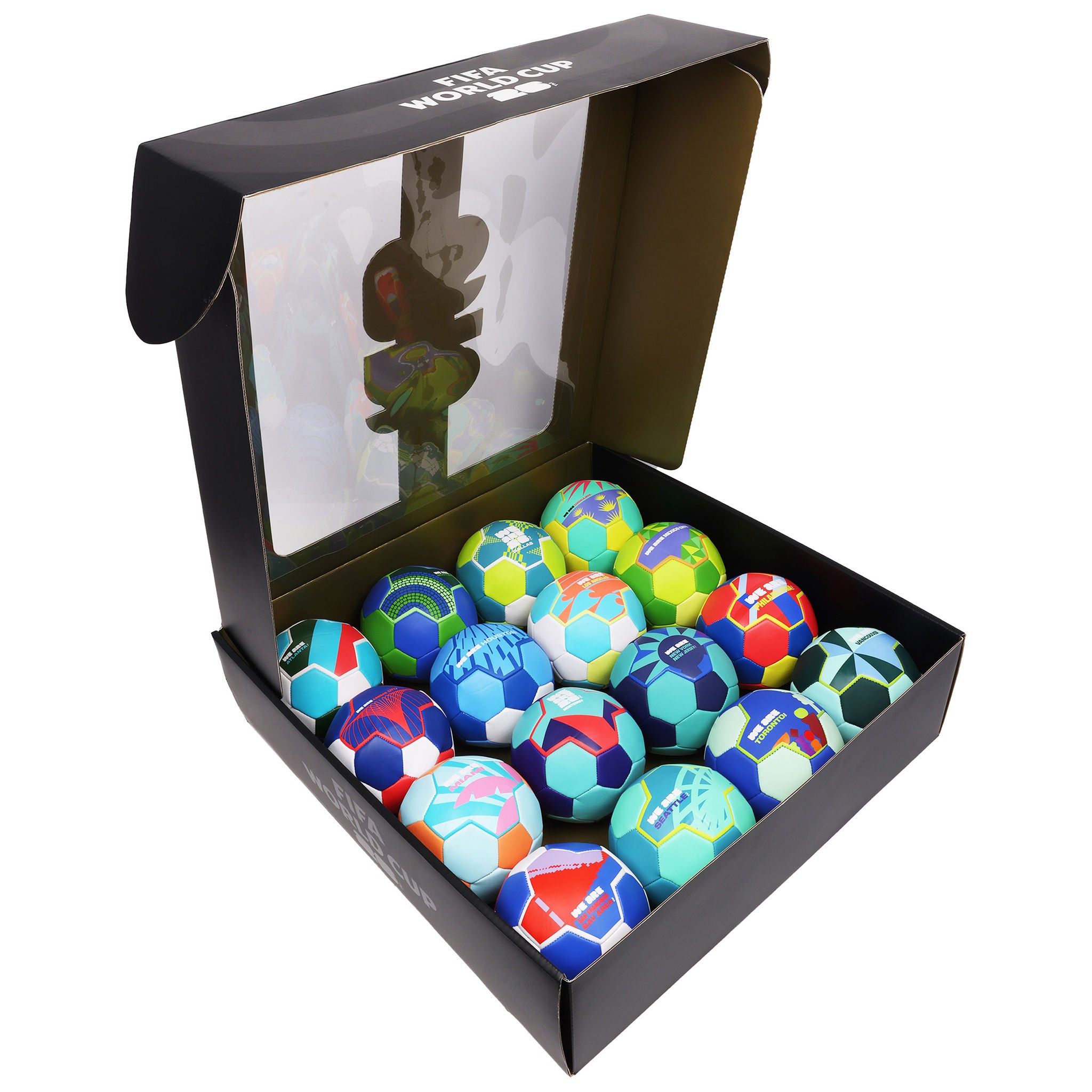 FIFA World Cup 16-piece Host City Mini Ball Set | Costco
