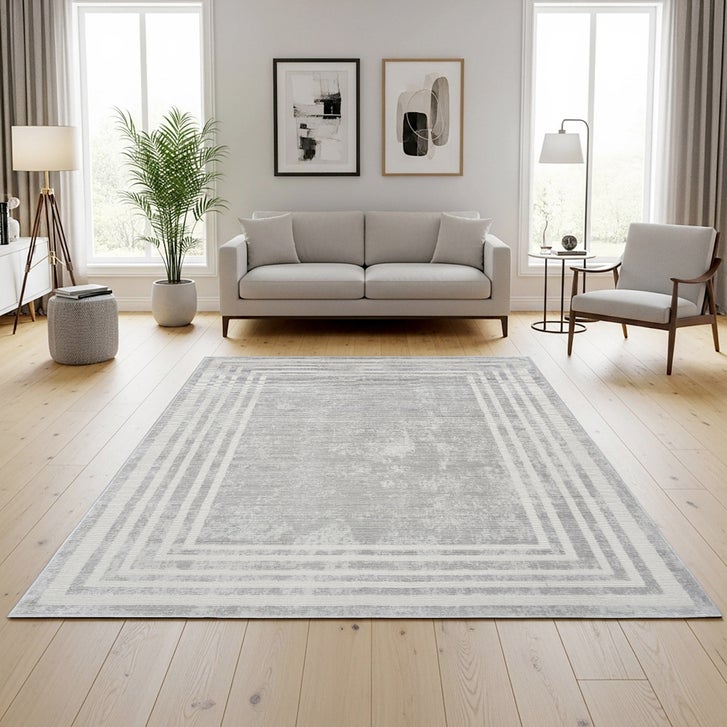 Sasha Area Rug, Damson Gray, 5'3” x 7' | Costco Sasha Area Rug, Damson Gray, 5'3” x 7' | Costco