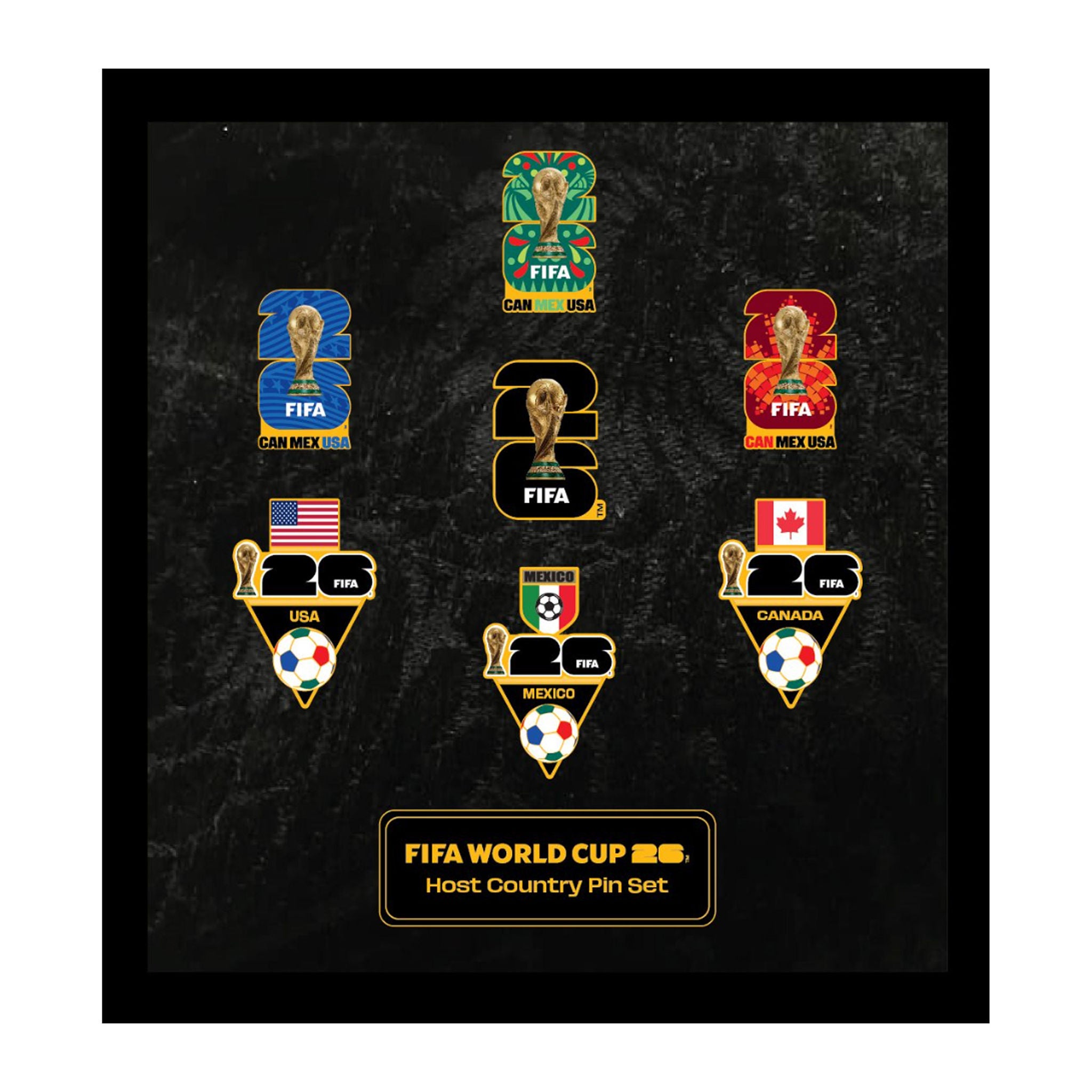 FIFAワールドカップ ピンズ FIFA World Cup 7 Piece Pin Set | Costco