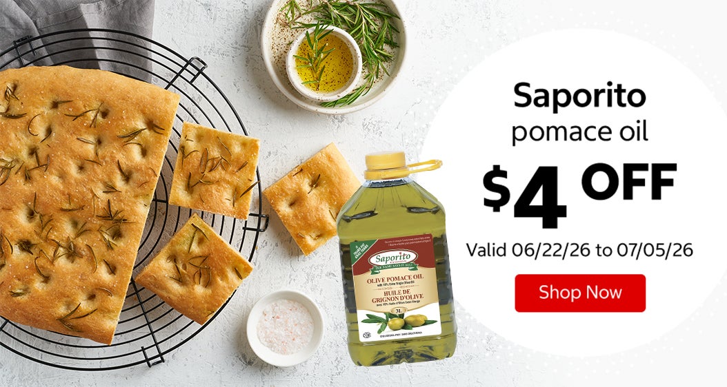 Saporito pomace oil $4 OFF Valid 06/22/26 to 07/05/26 Shop Now 