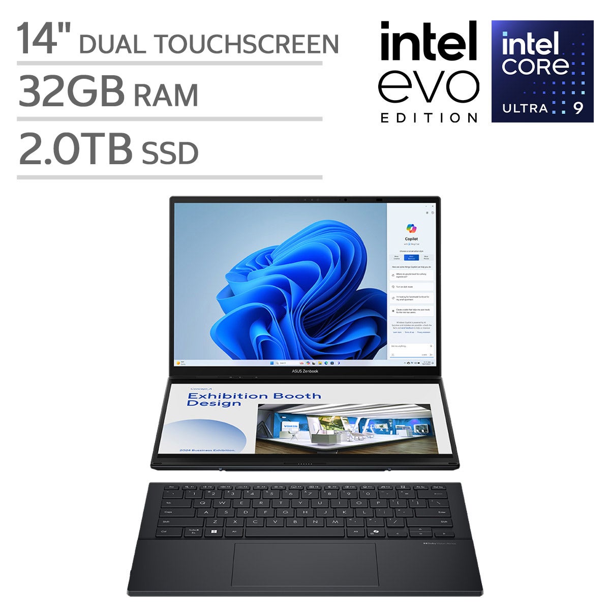 初期保証 i7-9700 16GB M.2 SS512GB RX550Xオフィス ASUS Zenbook DUO 14