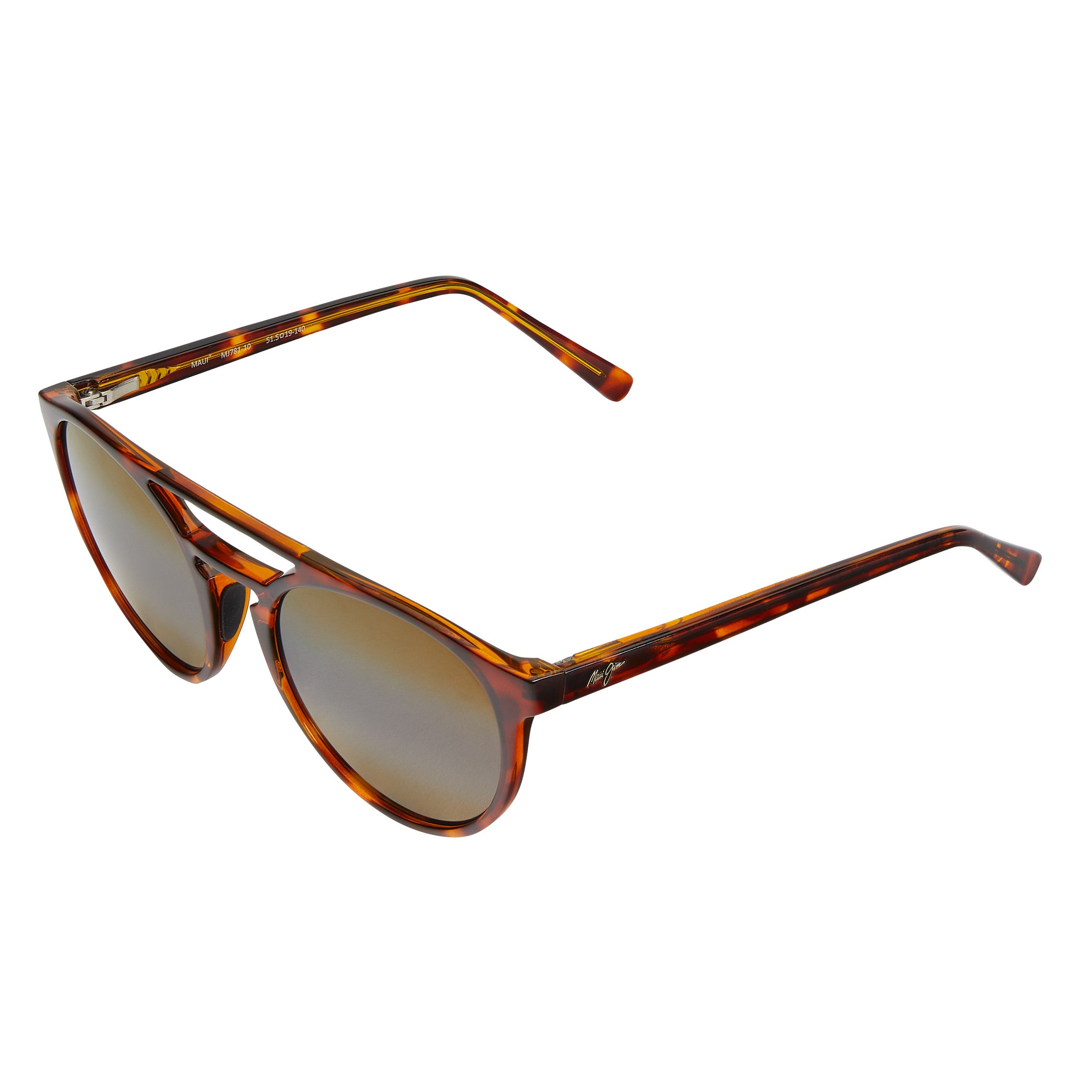 Maui Jim Ah Dang! H781-10 Tortoise Bronze Polarized Sunglasses