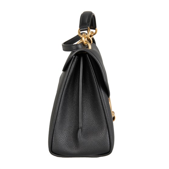 バッグ Salvatore Ferragamo Gancini Leather Bag Ferragamo Gancini Bag Nero, Black | Costco