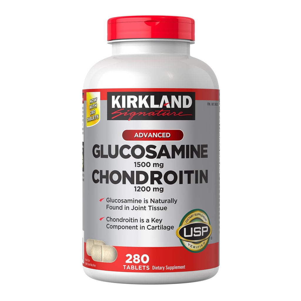 glutathione chondroitin Leader Triple Strength Glucosamine with MSM Caplets, Dietary Supplement, 160 Count : Target Kirkland Signature Glucosamine & Chondroitin,