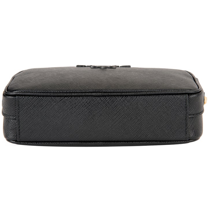 Prada Saffiano Leather Shoulder Bag, Black | Costco