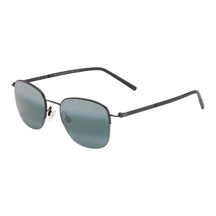 Maui Jim Crater Rim 824-2M Black Matte Neutral Grey Polarized