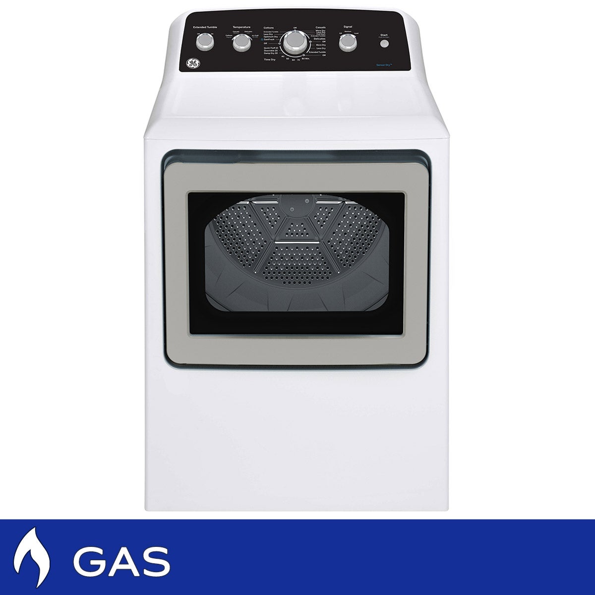 GE 7.2 cu ft. White Top Load Gas Dryer with SaniFresh Cycle | Costco