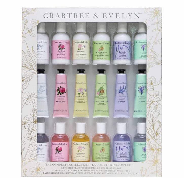 Crabtree & Evelyn フェイシャルソープ＆ボディローション Crabtree & Evelyn The Complete Collection, Bath & Body, 18-pack