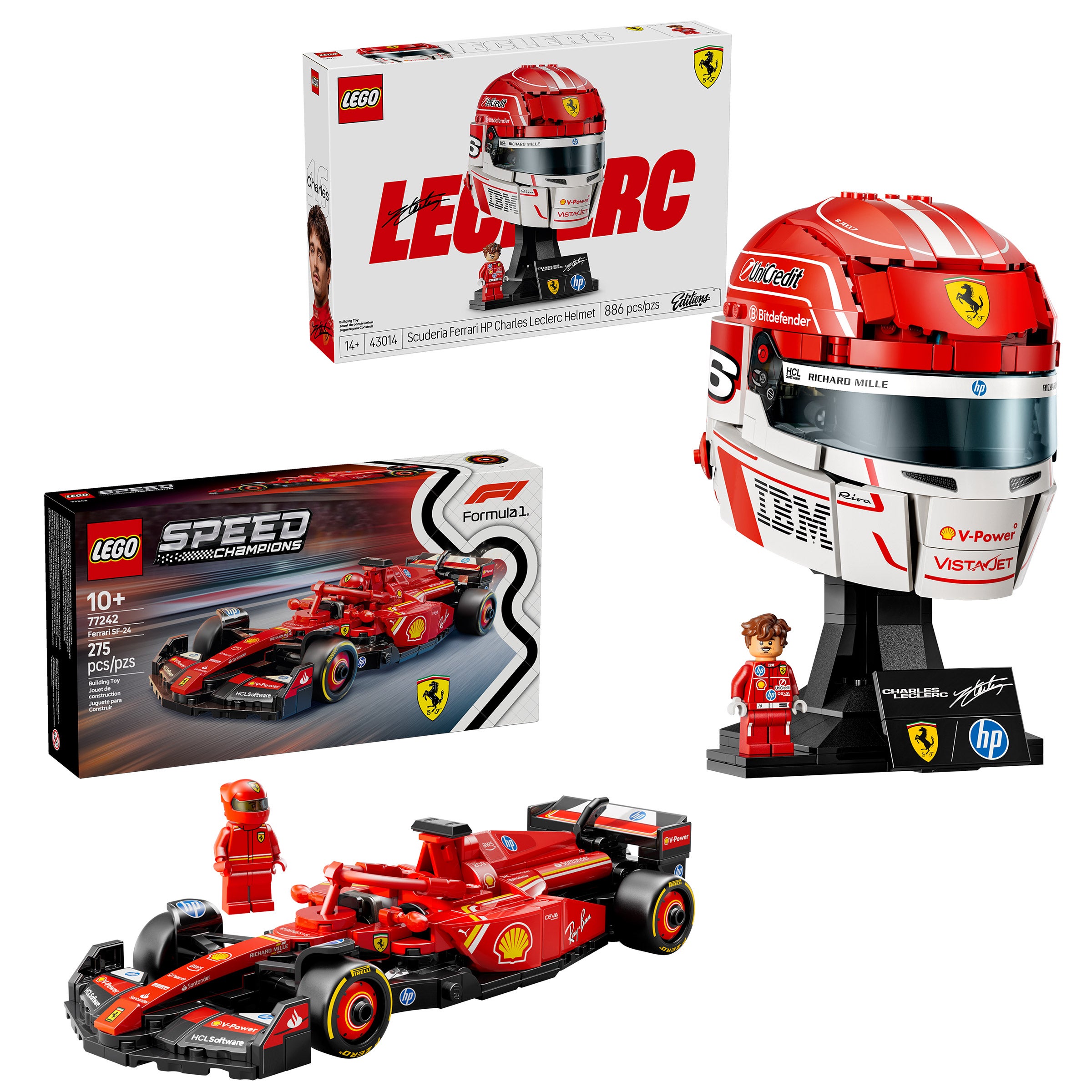 LEGO Charles Leclerc Ferrari Bundle