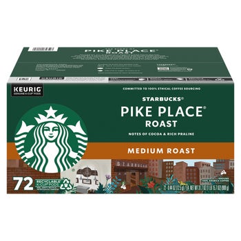 Starbucks Pike Place Medium Roast K-Cup, 72-count | Costco