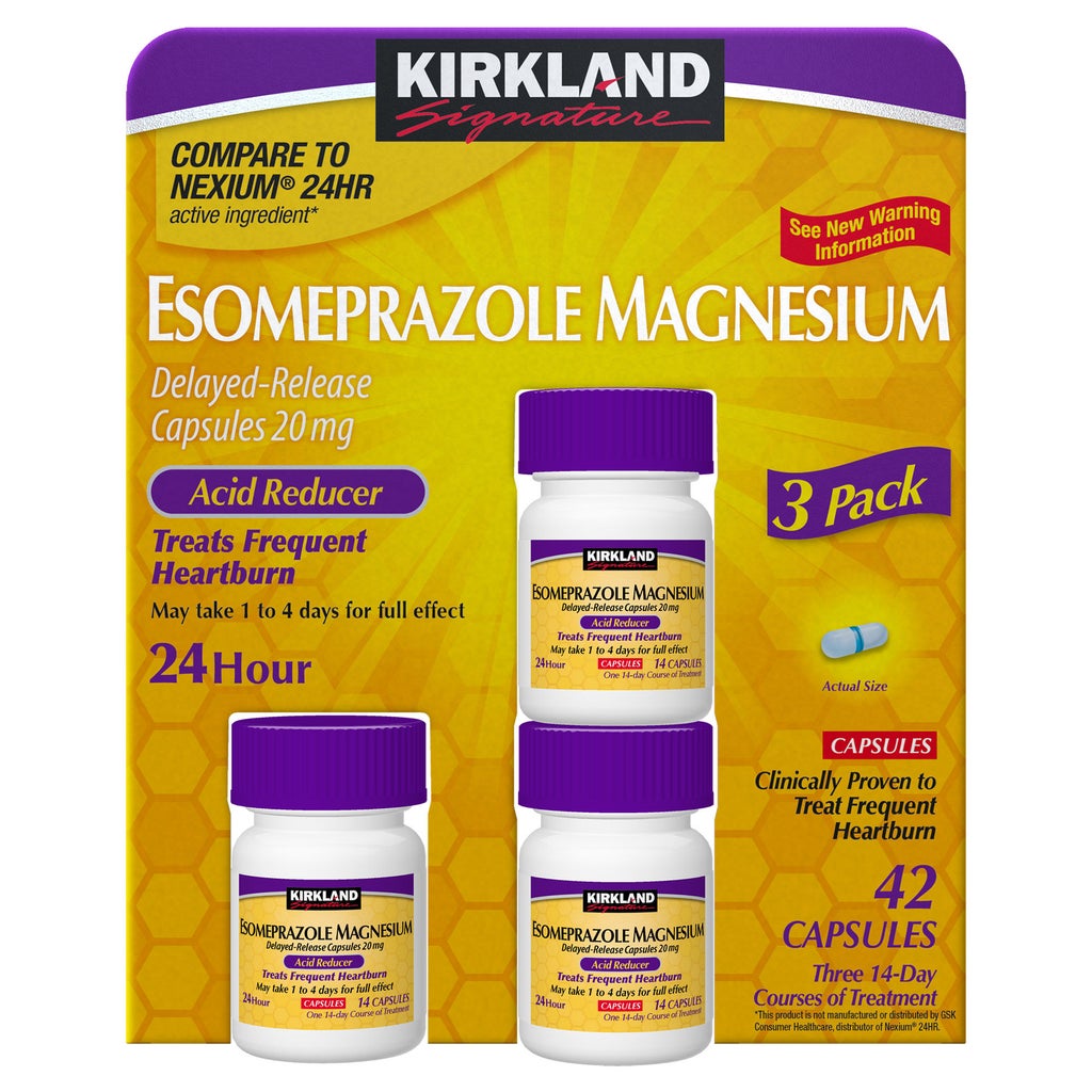 薬物治療学 VISUAL CORE PHARMA Kirkland Signature Esomeprazole 20 mg., 42 Capsules | Costco