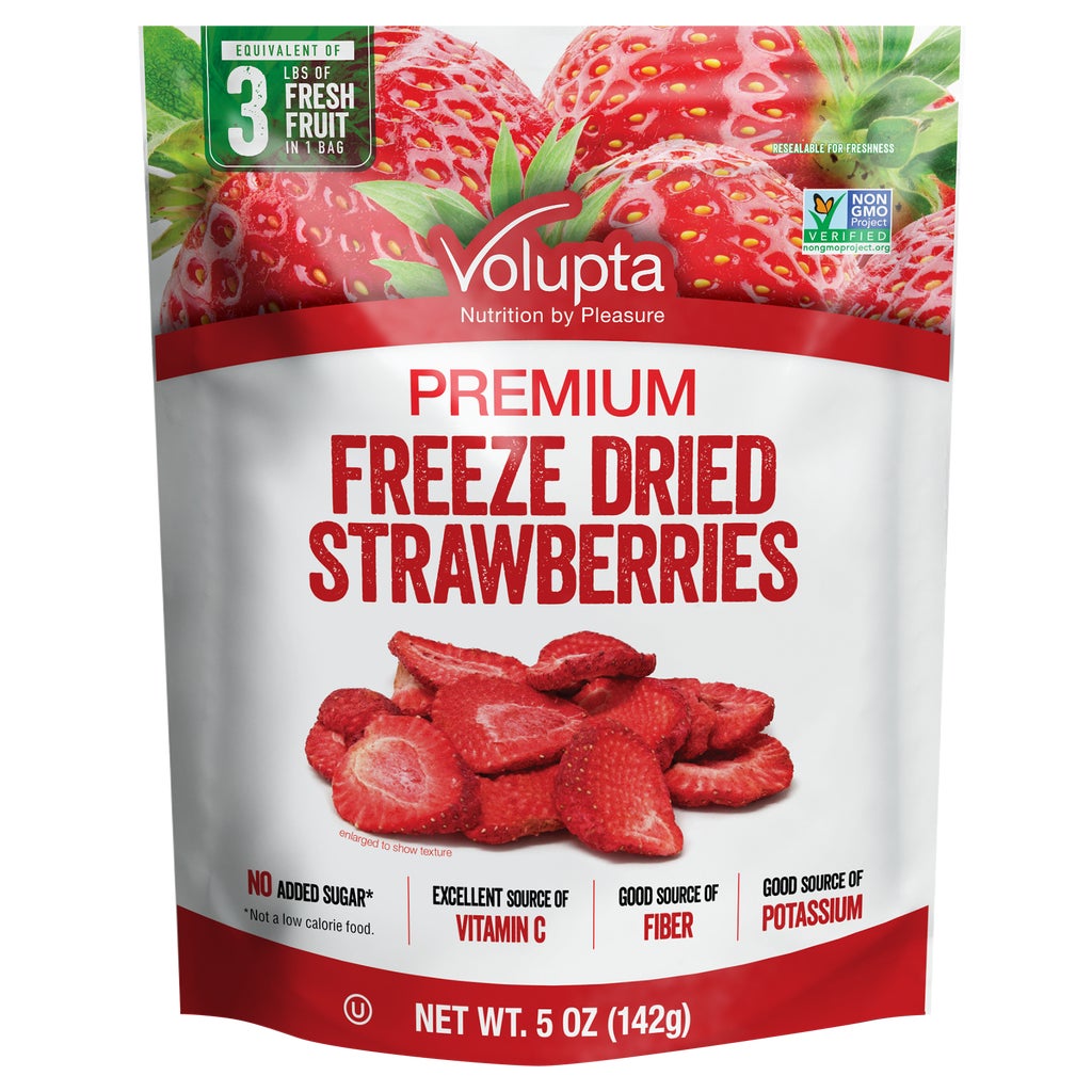 **Volupta** Premium Strawberries, Freeze Dried, 5 oz