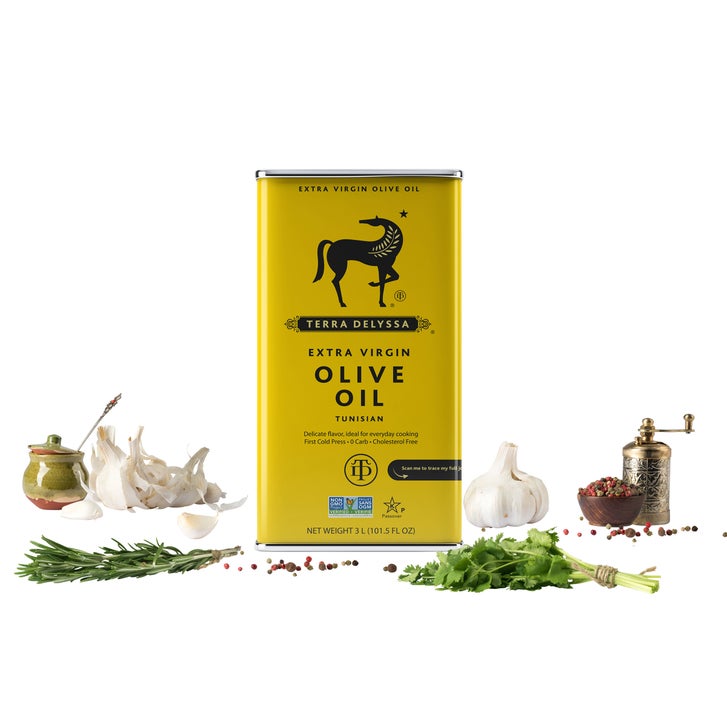 Terra Delyssa First Cold Press Extra Virgin Olive Oil 3L, Tin, 2