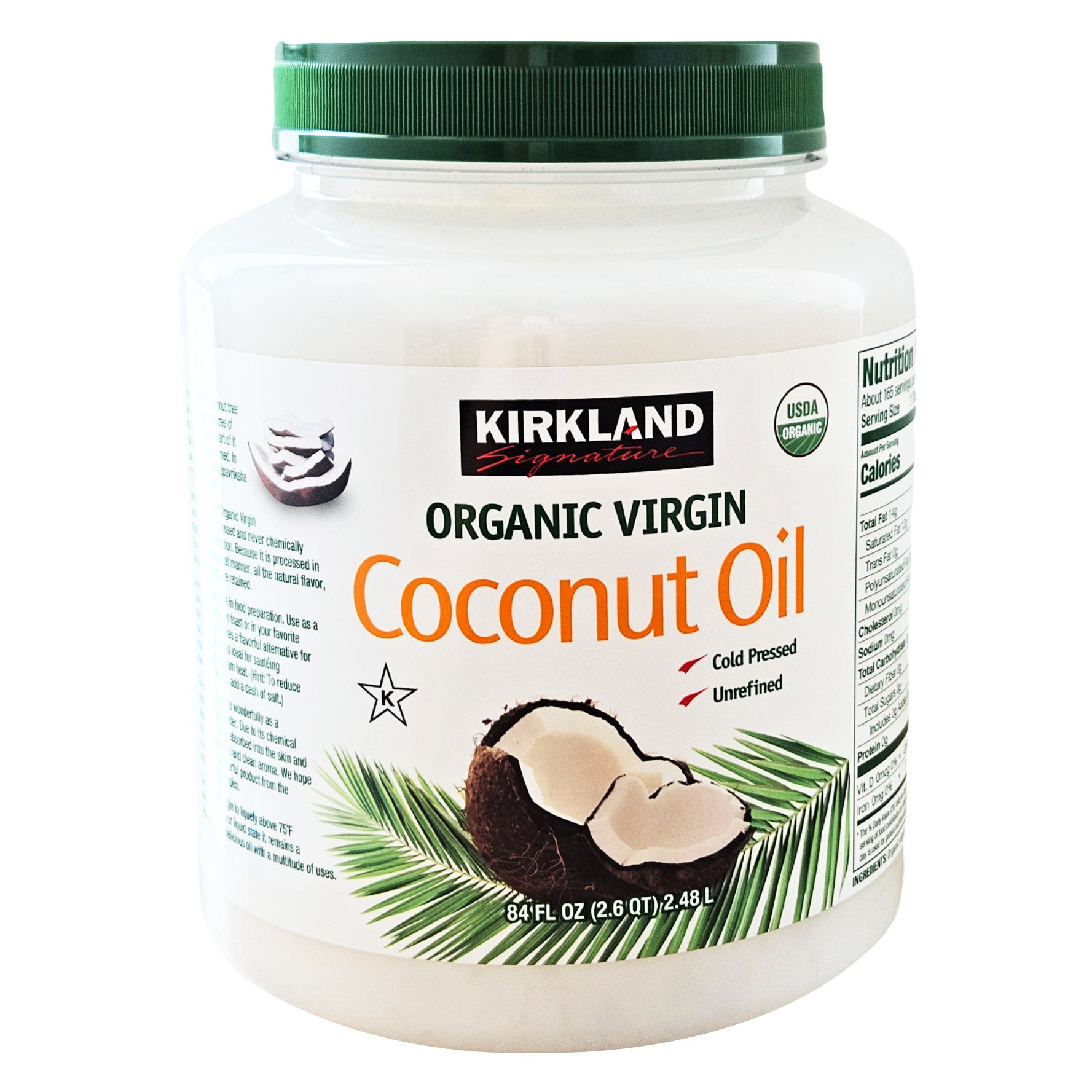 Kirkland Signature, Organic Virgin Coconut Oil, 84 fl oz | Costco