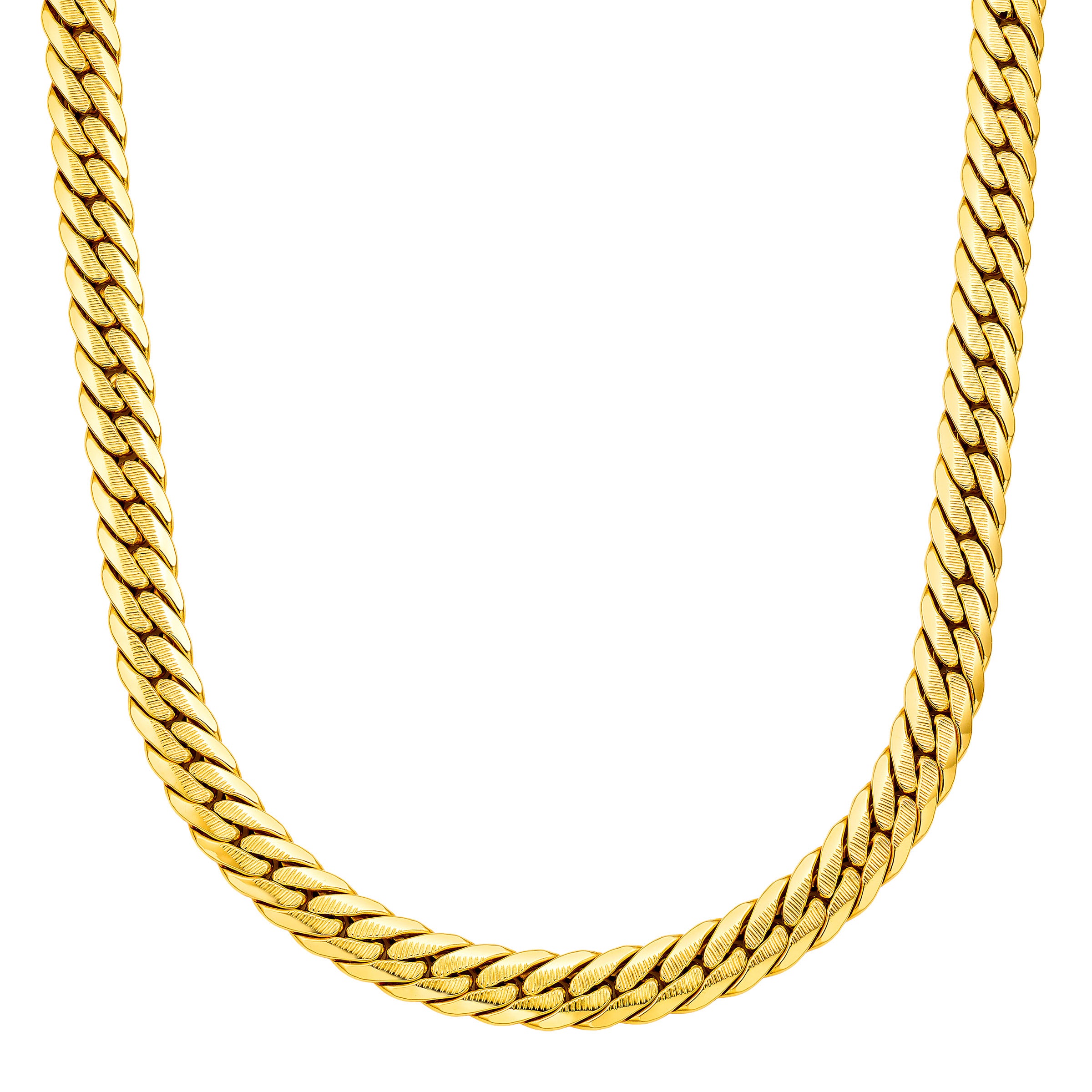18kt Yellow Gold Curb Necklace