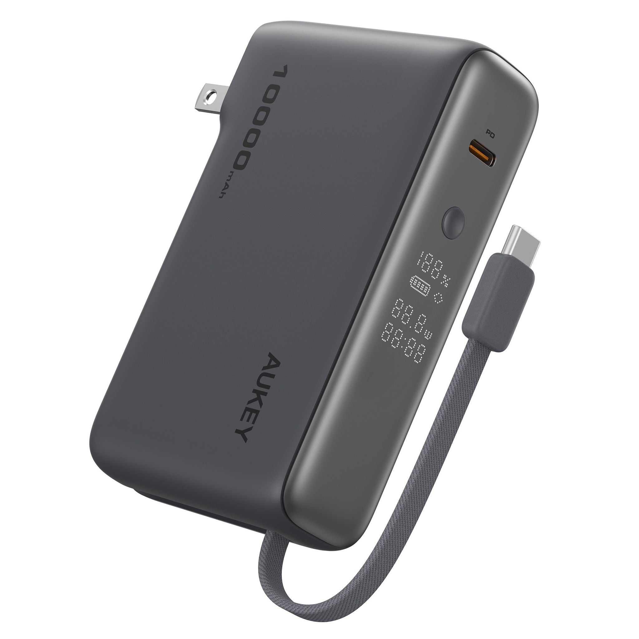 Aukey MixFlex Sling 10000 30W 10000mAh PD Power Bank with Built-in