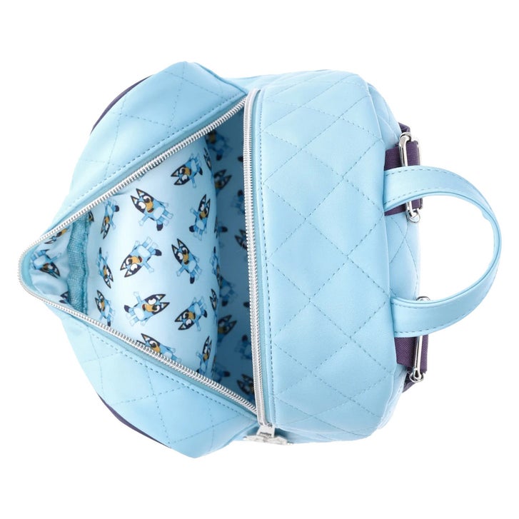 elliana quilted mini backpack Quinn Patchwork The Eli Mini delivers the thoughtful organization parents rely on in a compact silhouette thats lighter to carry and designed for days that call for just the essentials Mini Licensed Backpack | Costco