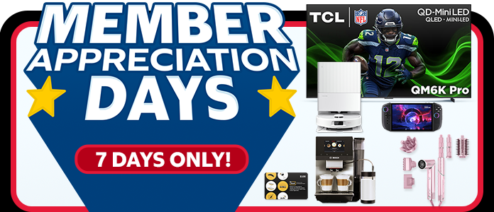 Member Appreciation Days. 7 Days Only!