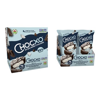Chocxo Dark Chocolate Coconut Cup, 14 x 28 g | Costco
