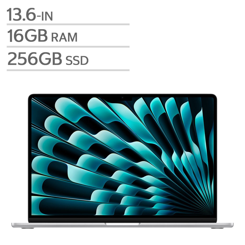 Apple MacBook Air 13.6 in., Apple M3 Chip – 16 GB RAM, 256 GB SSD