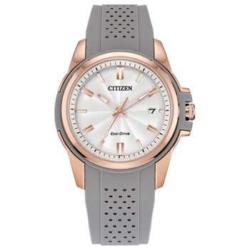 Women\'s Eco-Drive Weekender Sport Casual Rose Gold-Tone Stainless Steel Watch Amazon.com: CITIZEN Women main image 4