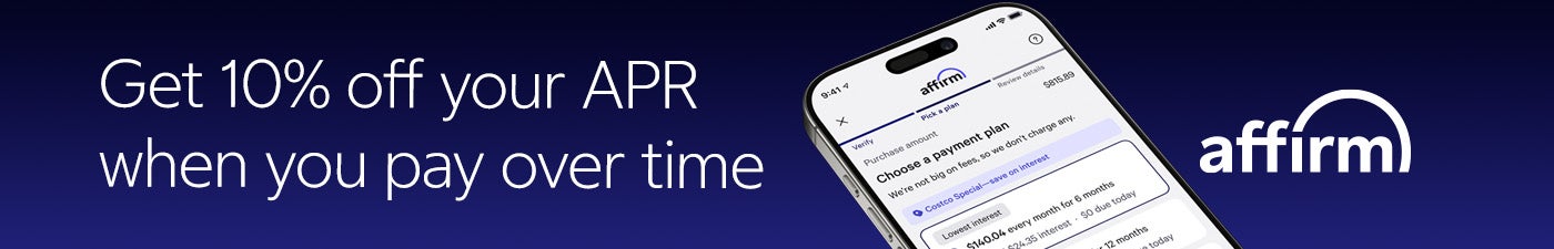 get 10% off your APR when you pay over time