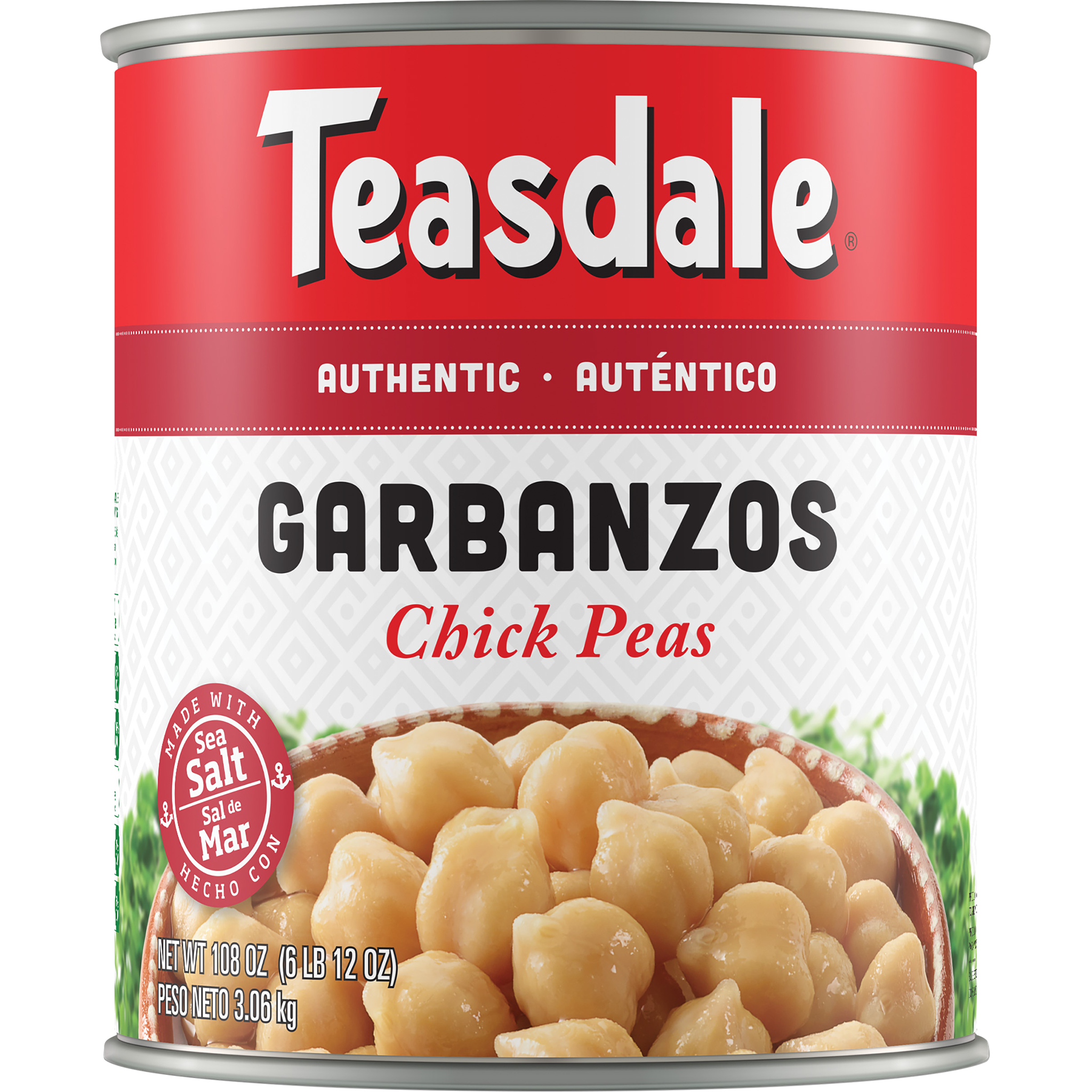 Teasdale Garbanzo Beans, #10 can, 6 lbs 12 oz | Costco