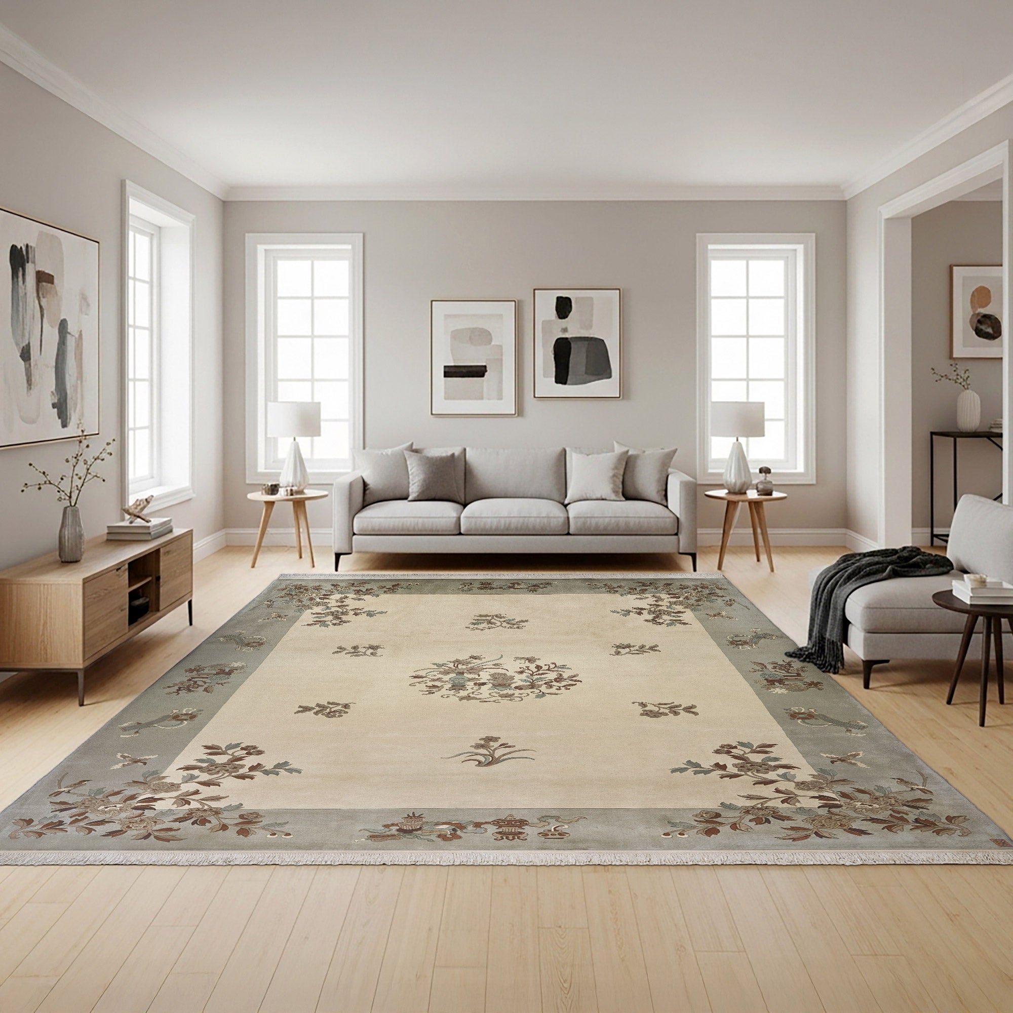 Pagoda Hand Knotted Rug Collection