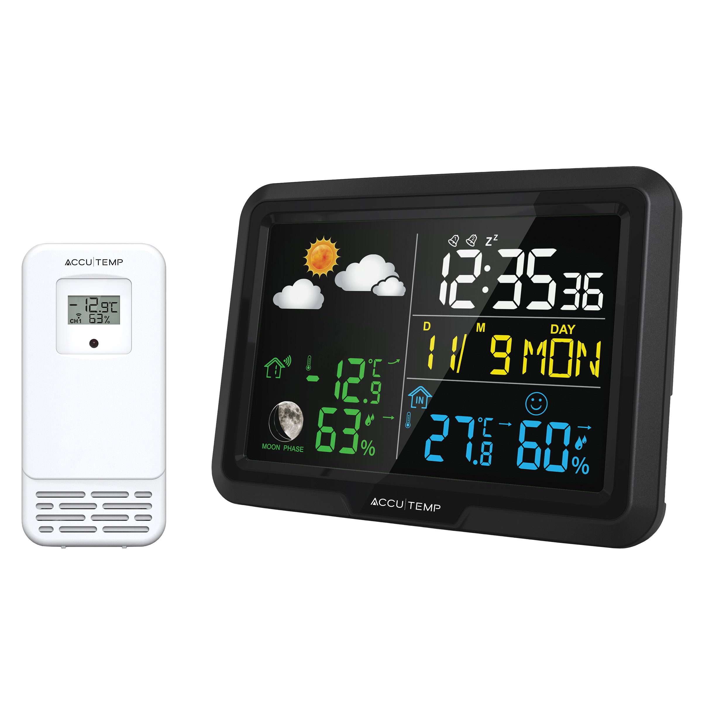 気候計 AccuTemp Wireless Colour Weather Station | Costco