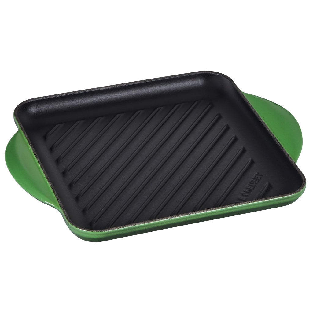 LE CREUSET スクエア グリルパン グリーン Le Creuset 9.5