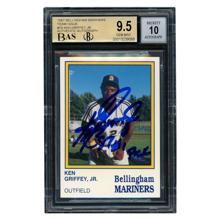 graded ken griffey jr rookie card 1989 Topps Traded Baseball RC #41T, PSA 9 Baseball Card (Cert# 56769655) : Collectibles & Fine Art Ken Griffey Jr (Seattle Mariners)